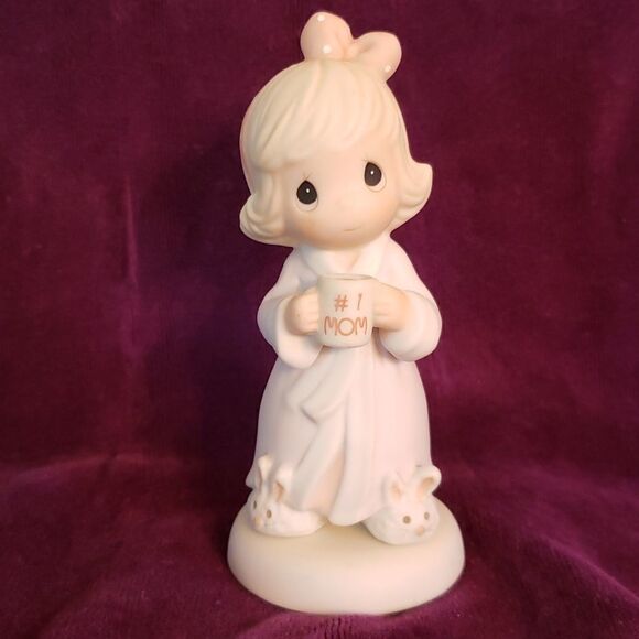 Vintage Precious Moments  #1 Mom "Thank You For the Times We Share" Figurine - Picture 1 of 7